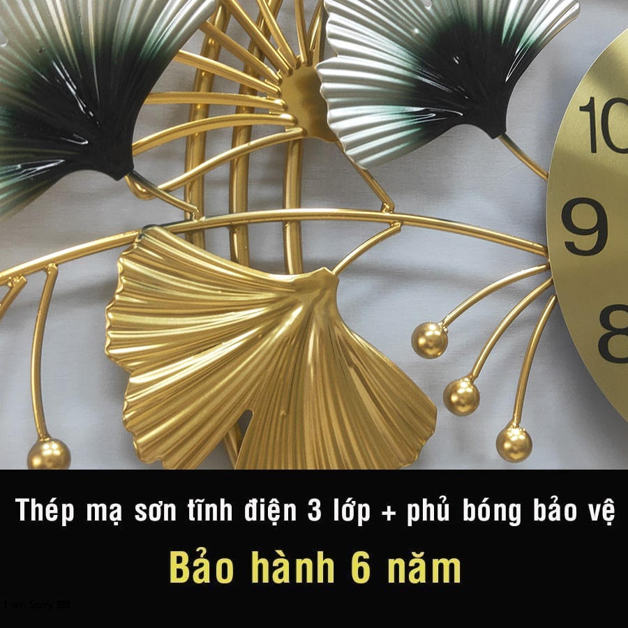 Đồng Hồ Trang Trí Kim Trôi Treo Tường Decor Shouse DC168 quartz phù hợp cho nội thất phòng khách cỡ lớn hiện đại