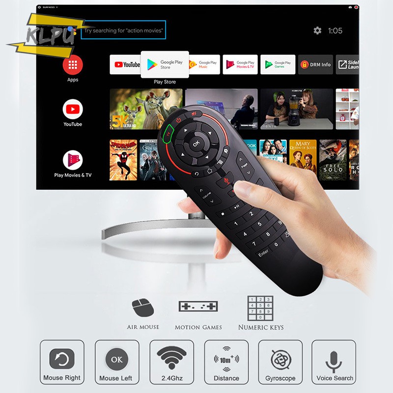 VN Điều Khiển Từ Xa 2.4g Cho Android Smart Tv Box Projecor Máy Tính