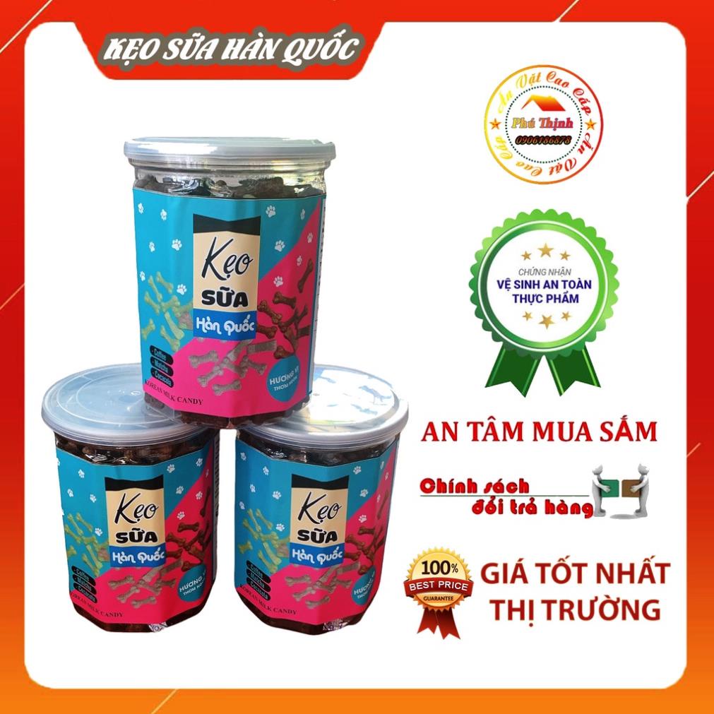 Kẹo sữa Hàn Quốc mix 3 vị 400gr đồ ăn vặt vưa rẻ vừa ngon