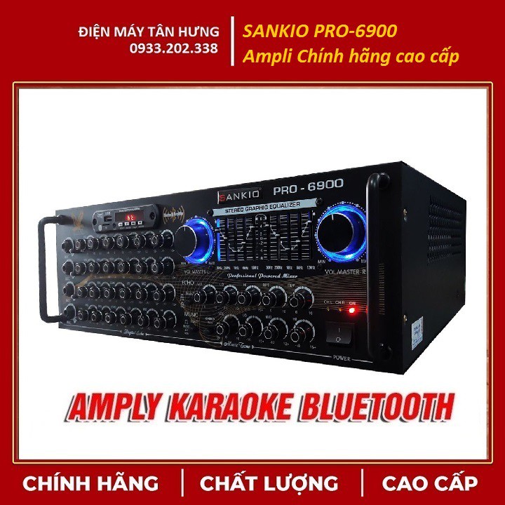 Amply Bluetooth 16 sò Toshiba.lớn SANKIO PRO-6900 Hàng chính hãng cao cấp