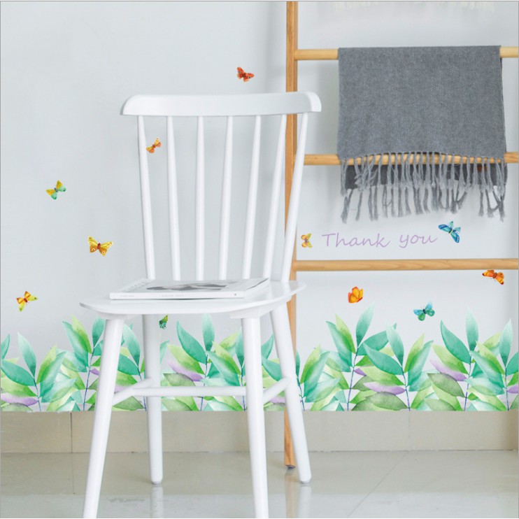 Decal dán chân tường ⚡ LOẠI 1 ⚡ phong cách Bắc Âu trang trí nhà cửa đẹp bền rẻ AmyShop