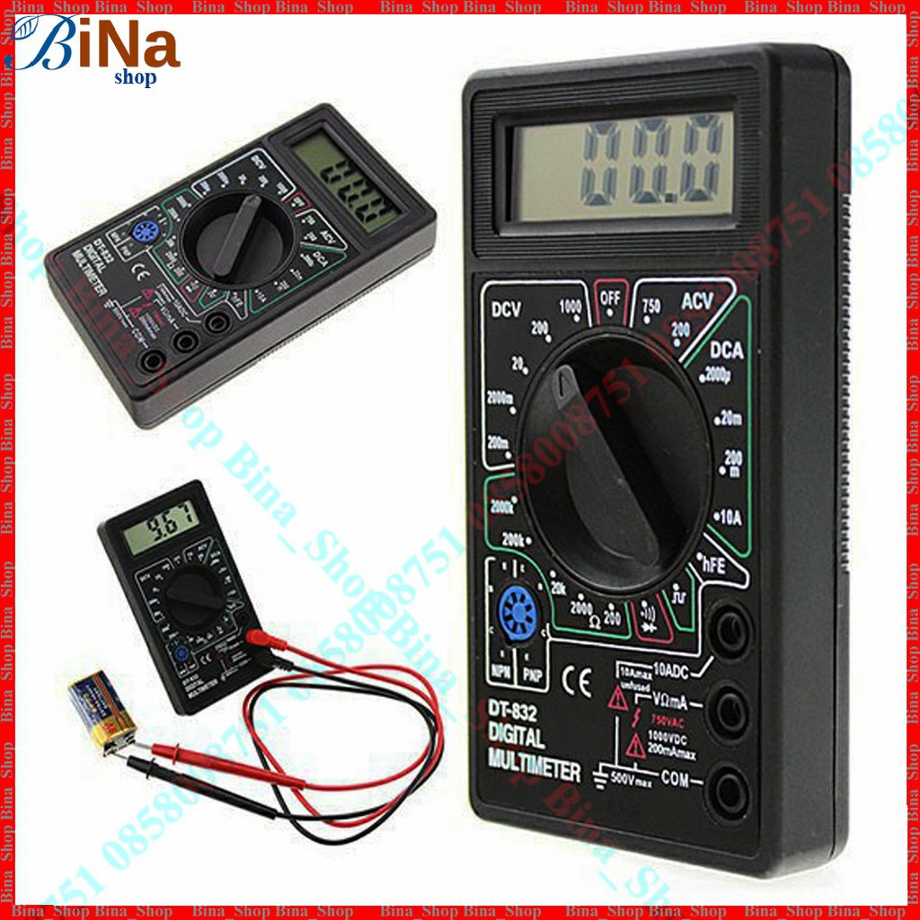 Đồng hồ vạn năng DT-832 có loa báo