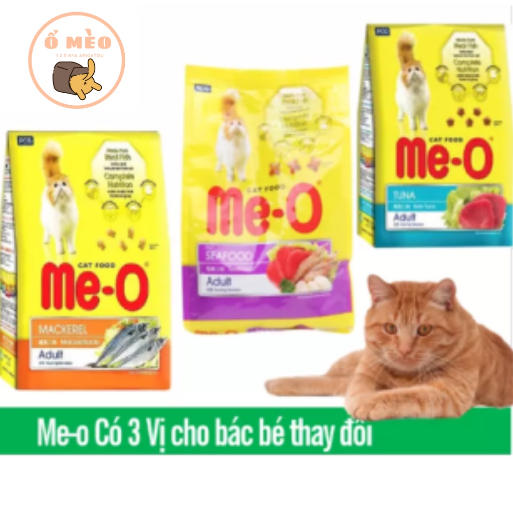 Thức ăn mèo Me-O 350g Hạt Meo cho mèo gói 350g