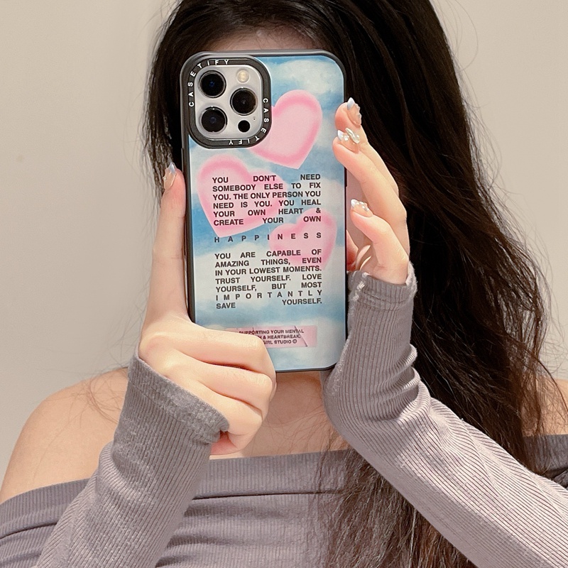 Ốp Điện Thoại TPU Silicone Mềm In Hình Aespa KARINA Check Love Cho iPhone X XS XR 11 12 13 14 Plus Pro Max