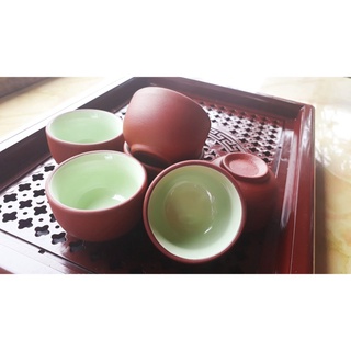 Chén, Đĩa Uống Trà Đất Đỏ Đẹp