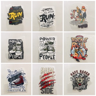 Hình ủi nhiệt, decal nhiệt kts - phong cách biker 3 - harley 2 - poseidon.est2019