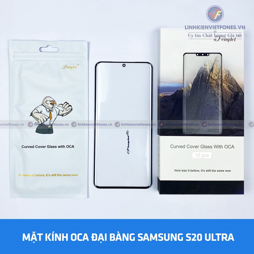 Mặt kính ép kính SS Note 20 Ultra đại bàng có keo