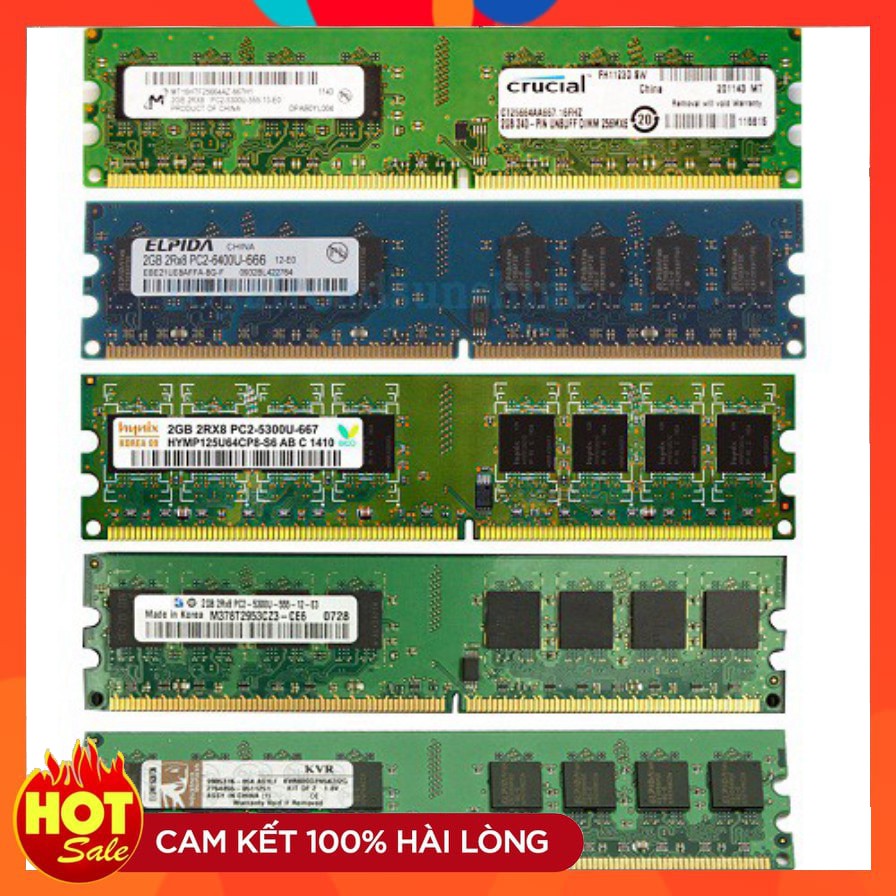 Ram máy tính ddr2 ddr3 8g 4g 2g hàng chính hãng bảo hành 1 năm