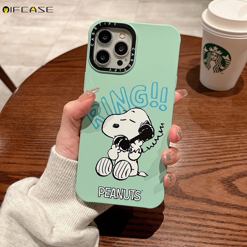 Ốp Điện Thoại Silicon Họa Tiết Chú Chó Snoopy Dễ Thương Cho iPhone 13 12 12 11 Pro Max XS Max XR X 7 8 Plus