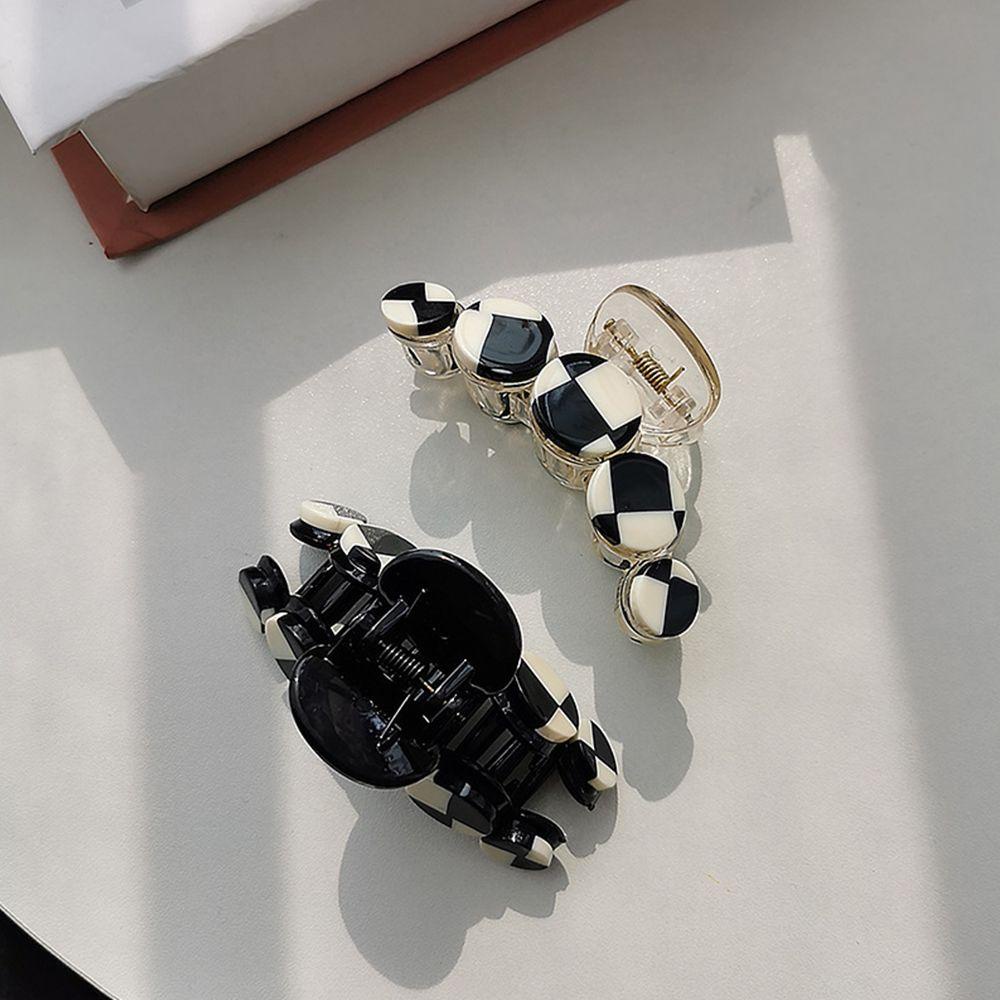 IVORY Kẹp Tóc Càng Cua Hình Tròn Nhỏ Phong Cách Retro Thời Trang Cho Nữ