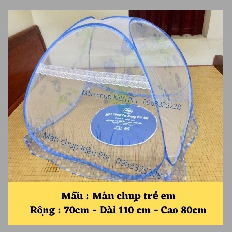 Màn chụp gấp gọn tự bung chống muỗi Kiều Phi