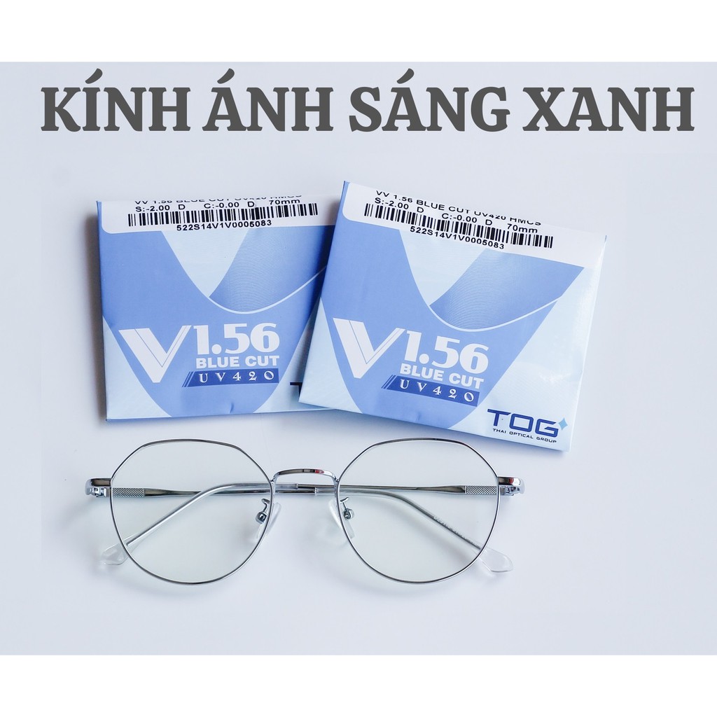 Tròng kính cận Bluecut mắt kính chống chói, chống ánh sáng xanh, tia uv - Eyepro