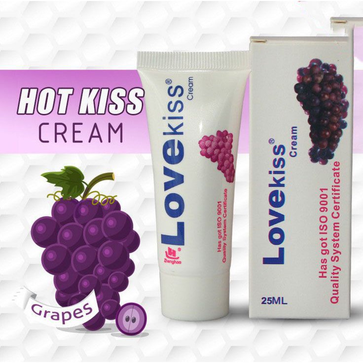 Gel bôi trơn lovekiss hương nho 25ml