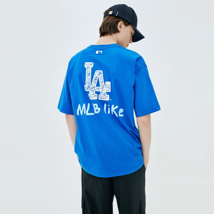 (HÀNG XUẤT XỊN) Áo xanh 1824 M//L//B LIKEPLAY L//A BLUE TEE Made in V//N full tag code  Size XS S M L