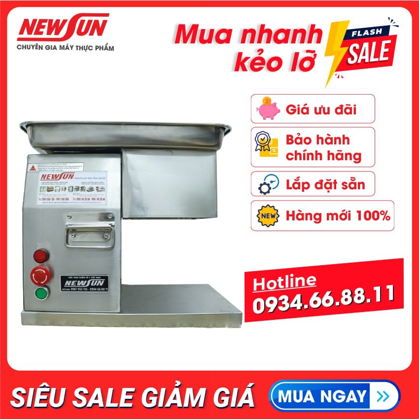 Máy thái, cắt thịt tươi sống NEWSUN QX 250 - 550W - Hàng chính hãng - Bảo hành 12 tháng