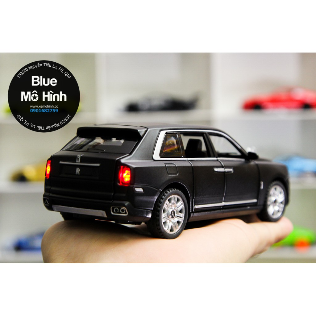 Blue mô hình | Mô hình xe Rolls Royce Cullinan SUV mở hết cửa 1:32