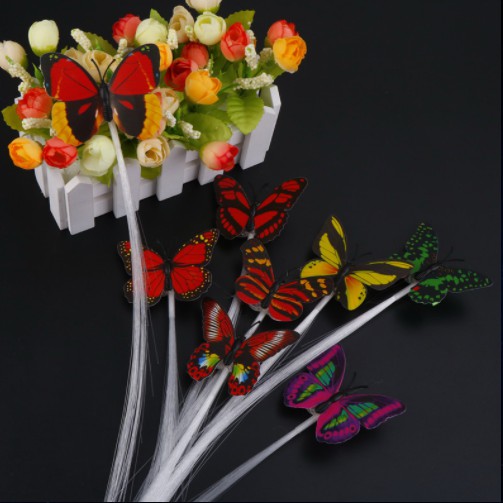 FOLLOW TẶNG 3KHÀNG CÓ SẴN Tóc Giả Có Đèn Led nhiều màu sắc bướm dạ quang sợi tóc giả flash cho béCÓ SẴNCHỌN MẪUFOL