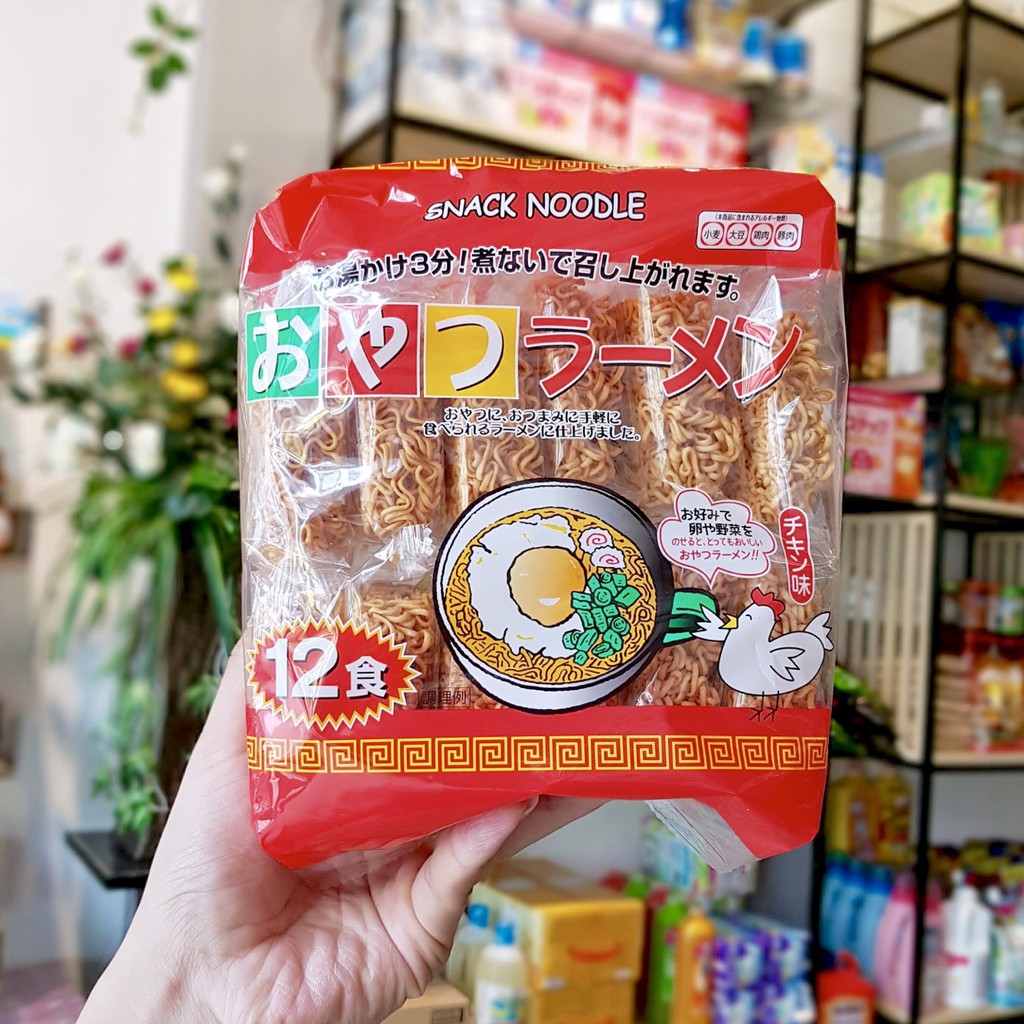Mì Snack Gà 12 gói Tokyo nội địa Nhật Bản