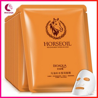 Mặt nạ dưỡng trắng da cấp ẩm đầu ngựa bioqua chính hãng