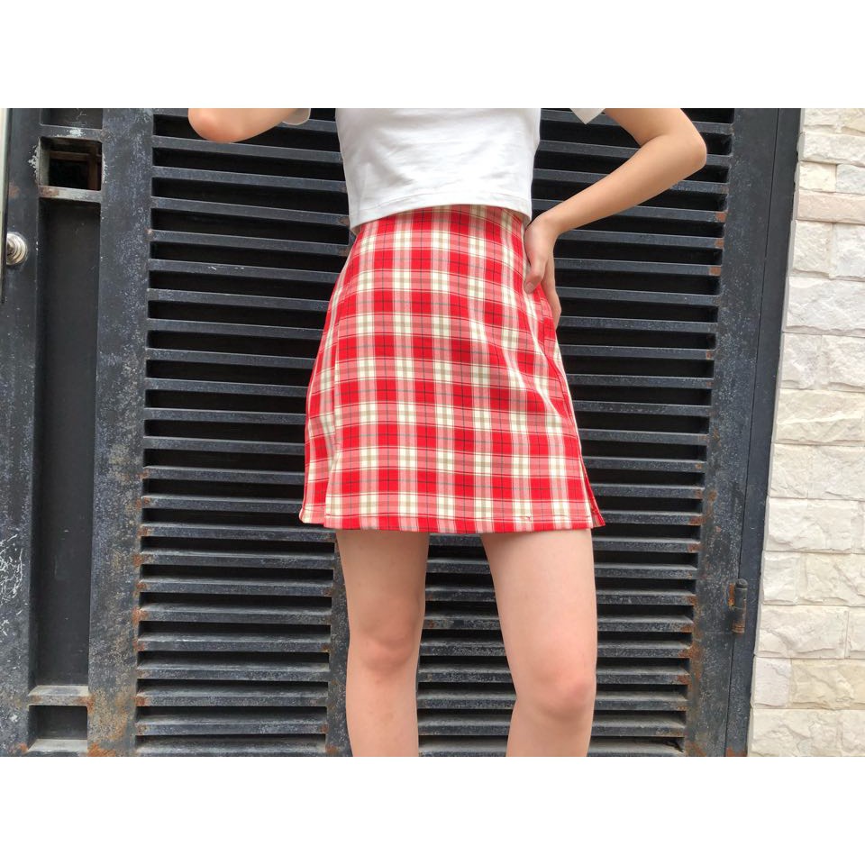 Chân váy kẻ caro Ulzzang nhiều màu | BigBuy360 - bigbuy360.vn
