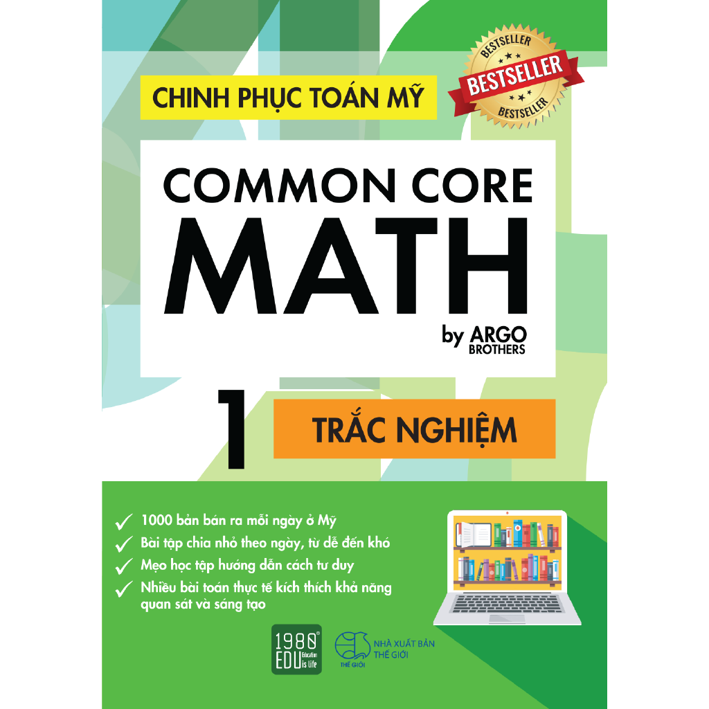 Sách - Chinh Phục Toán Mỹ - Common Core Math (Tập 1)