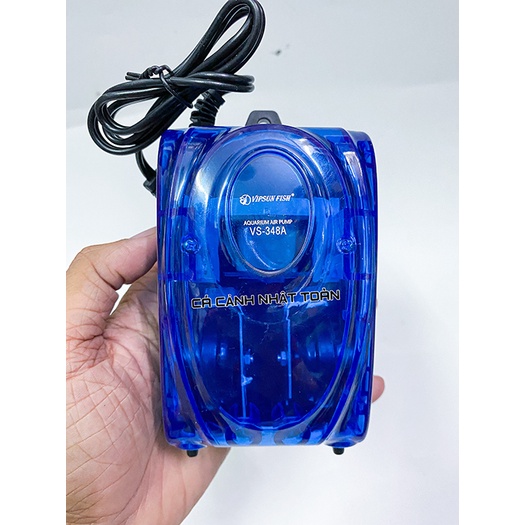 MÁY TẠO OXY 2 VÒI 5W TẶNG 2 CỤC SỦI VÀ 2 MÉT DÂY OXY VIPSUN VS348A