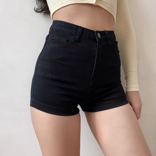 QUẦN SHORT JEAN BIG SIZE ĐEN 2667