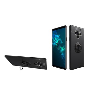 Ốp Lưng Tpu Màu Trơn Tích Hợp Vòng Nhẫn Đeo Ngón Tay Cho Samsung Galaxy Note 9