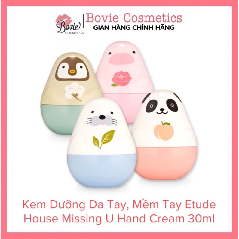 Kem dưỡng mềm tay, Kem Dưỡng Da Tay Etude House Missing U Hand Cream 30ml