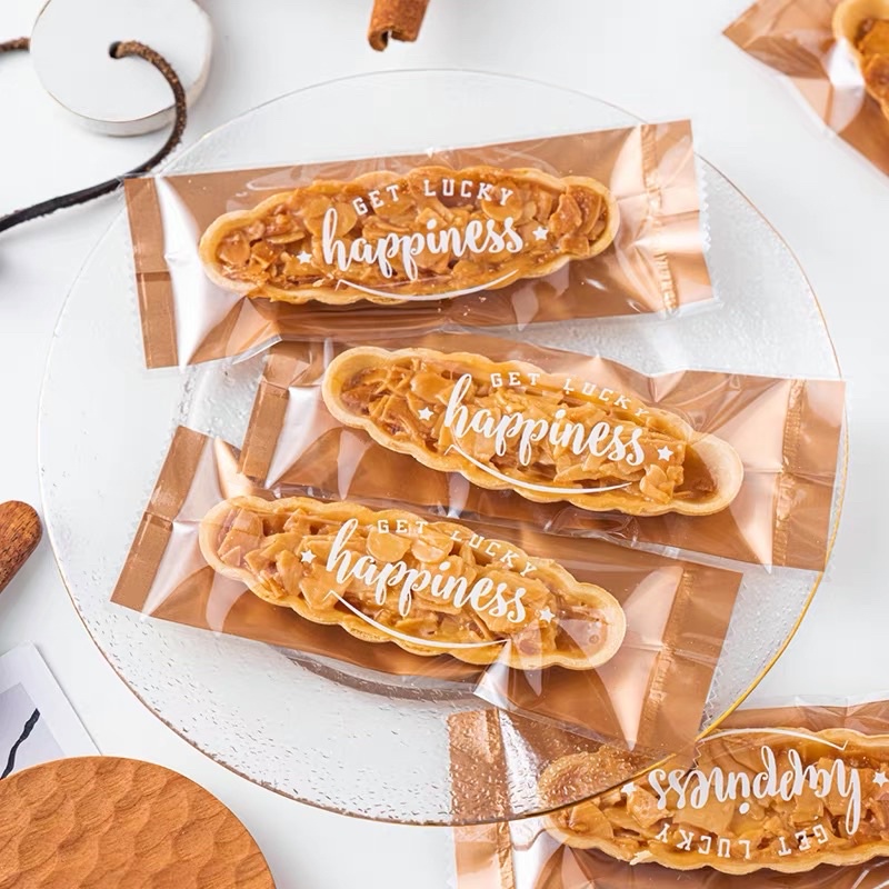 Túi bánh đế thuyền happiness - set 100 cái