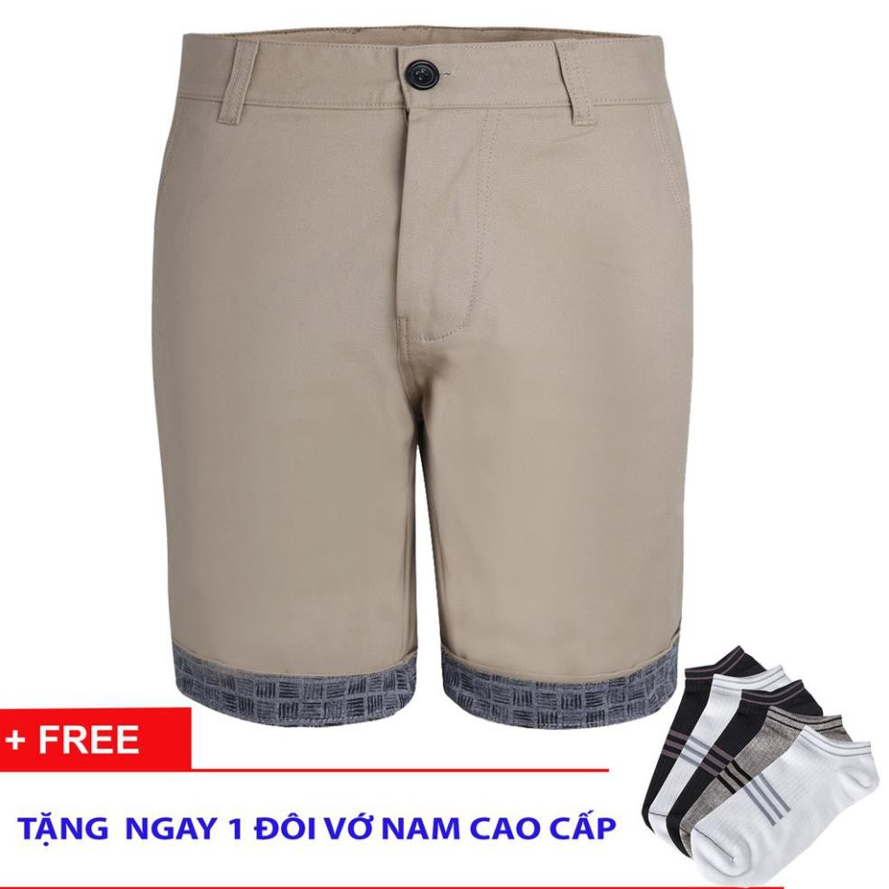 [THỜI TRANG NAM] Quần short kaki nam cao cấp HCM kk001 (tặng vớ)