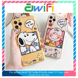 Ốp lưng iphone imd new snoopy here 5/5s/6/6plus/6s/6splus/7/7plus/8/8plus/x/xr/xs/11/12/pro/max/plus/promax - Awifi