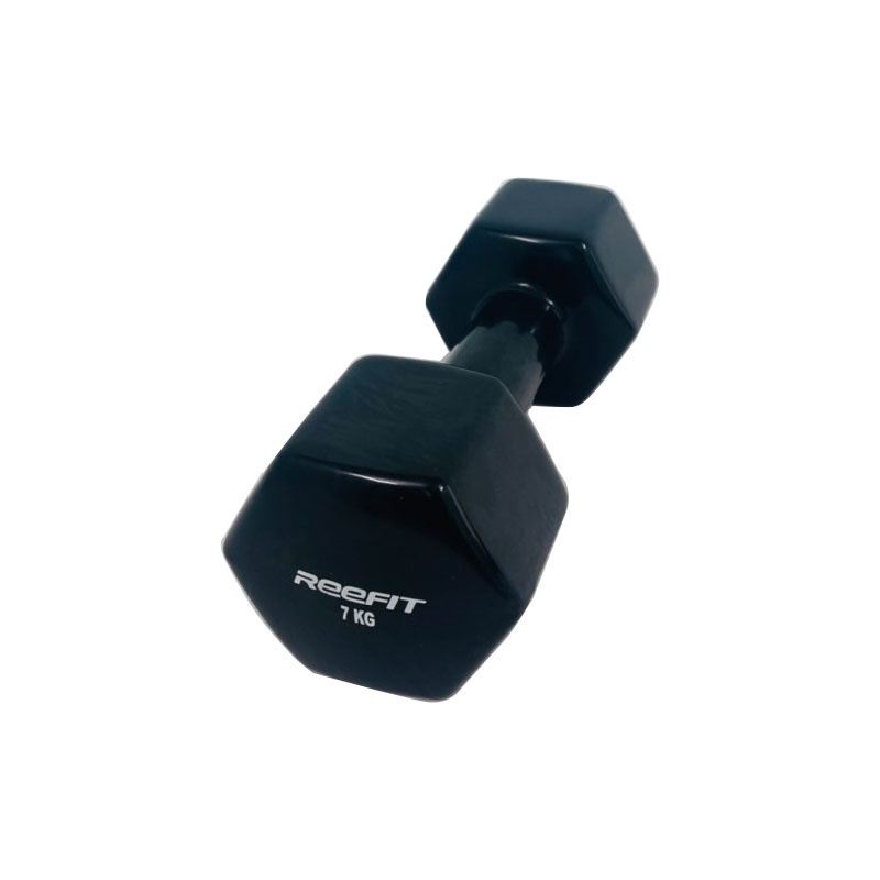 Tạ Tay Cao Su 7kg Reefit Cao Su Trơn Lõi Thép Cao Cấp