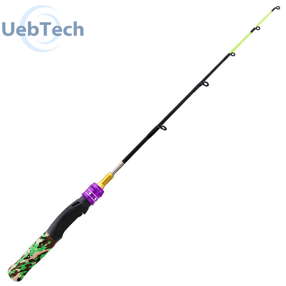 Cần câu cá trên băng chất liệu carbon và xốp eva cỡ 61cm cho trẻ em