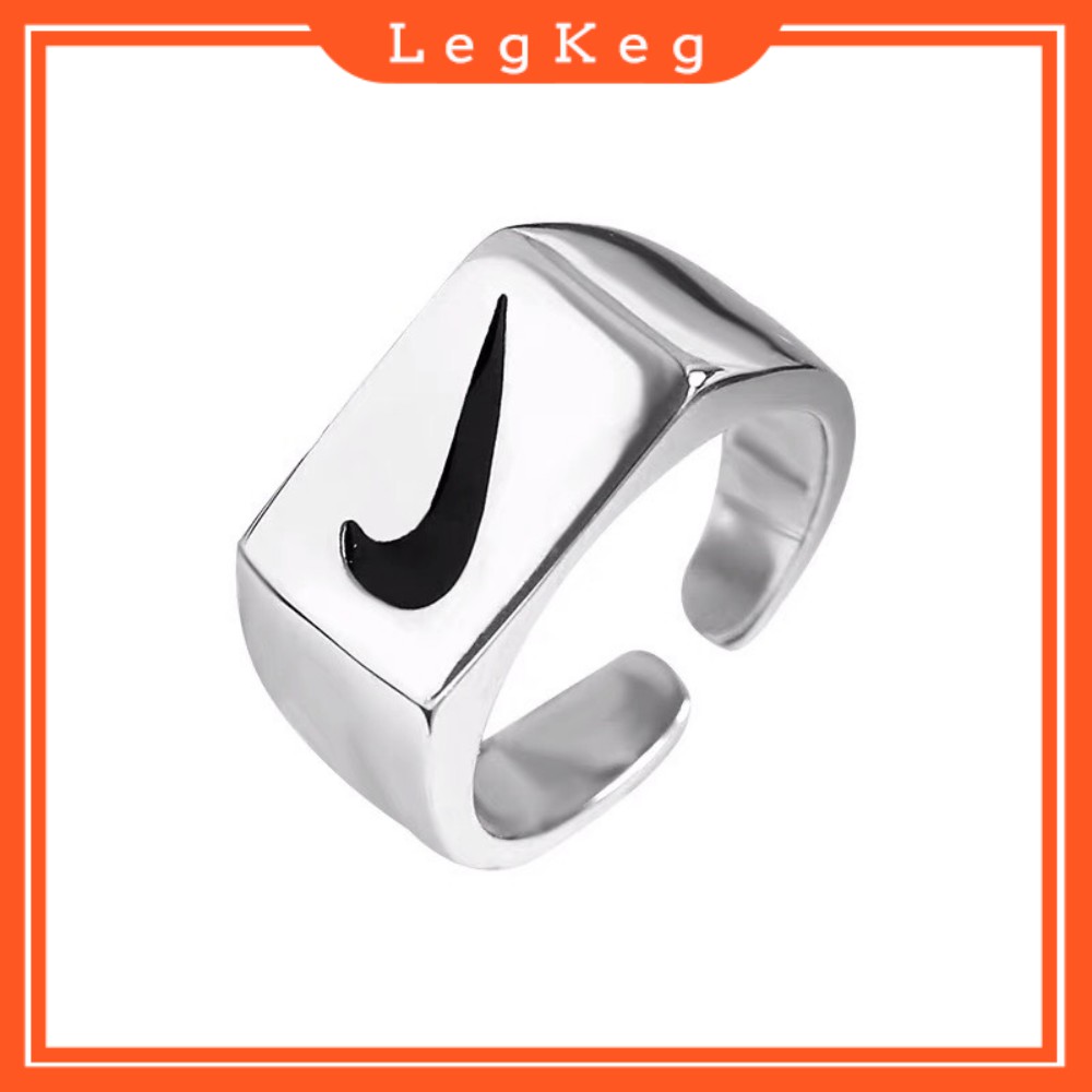 Nhẫn Nike Ring Titan Cao Cấp Không Gỉ Phong Cách Hiphop - LEGKEG OFFICIAL