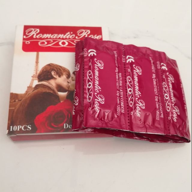 Bao cao su hương trái cây hộp 10 cái ROMANTIC ROSE