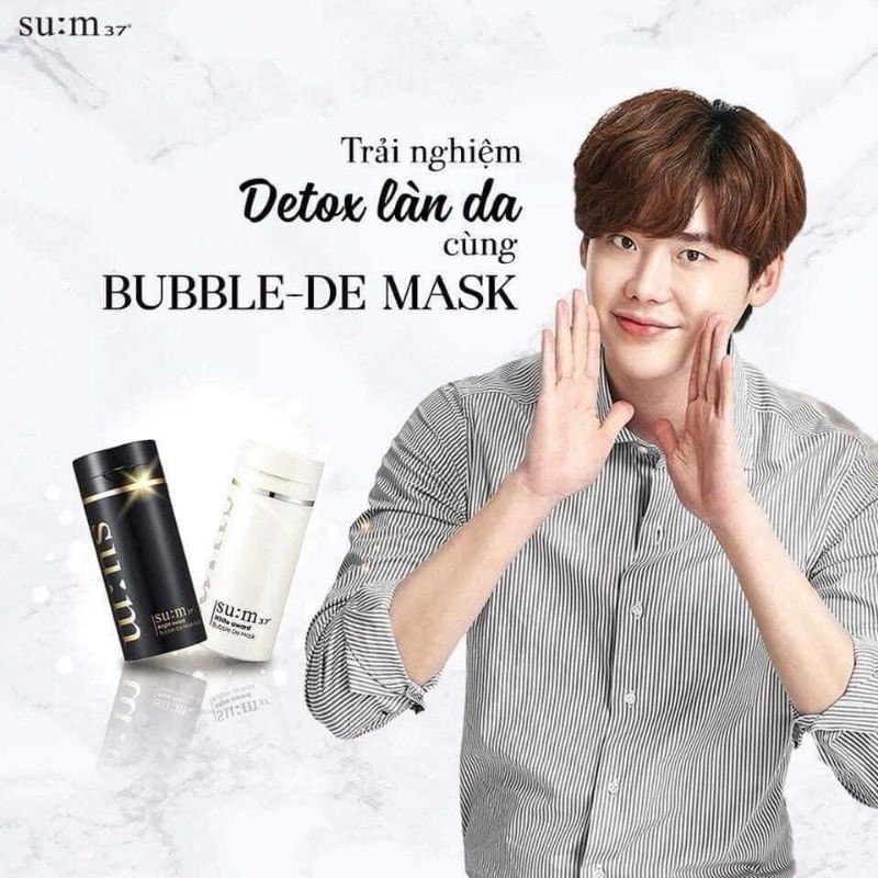 🌸[FULLSIZE] Set mặt nạ sủi bọt thải độc Sum37 Bubble de Mask pact kèm mini