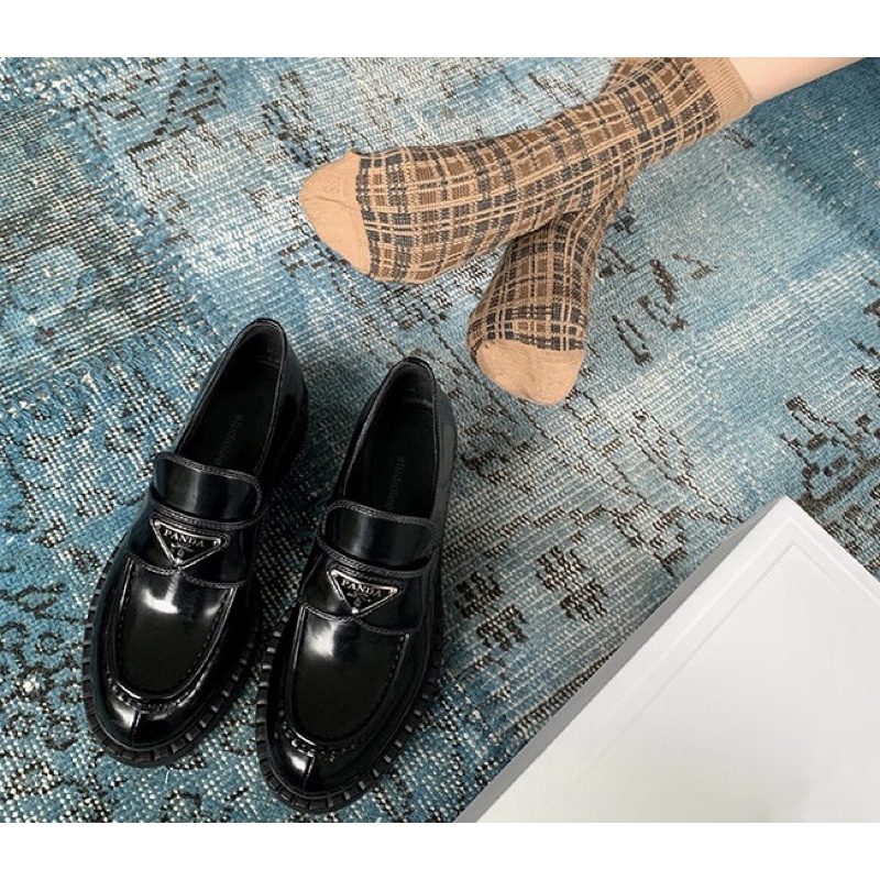 Giày oxford nữ panda | Giày moca nữ