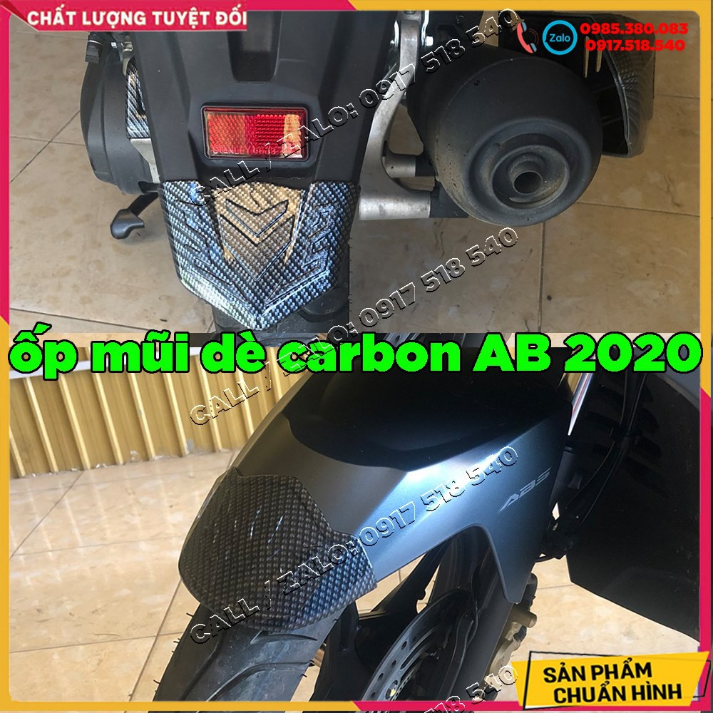 1 Cặp Bọc Mũi Dè Trước Sau Carbon AB 2020 ( AirBlade 2020) - giá 1 cặp