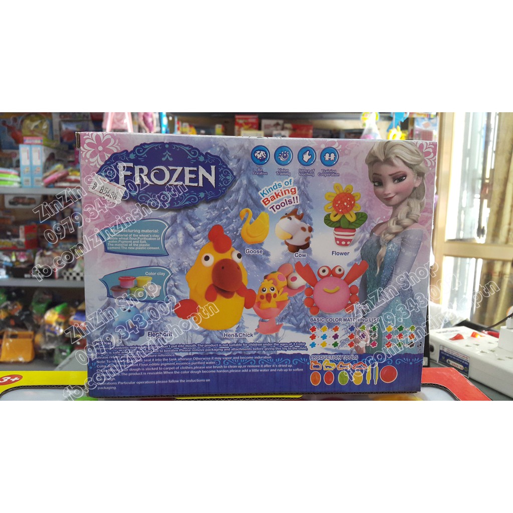 ĐỒ CHƠI đất nặn các con vật đáng yêu - Frozen