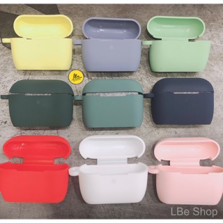 Ốp Bảo Vệ Tai Nghe Case Airpods Pro Loại Basic Trơn Màu Chất Liệu Silicone Chống Trầy Xước