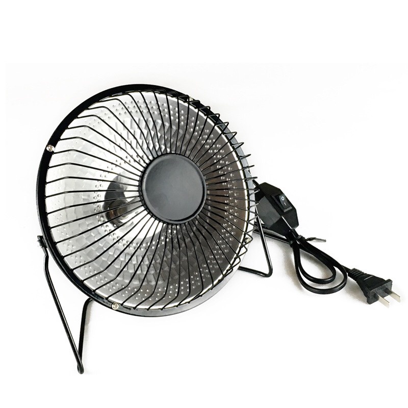 Quạt Sưởi Mùa Đông Heater Fan Xoay 360 độ, Đèn Sưởi Hồng Ngoại Mini Để Bàn Công Suất 200W Siêu Ấm Áp