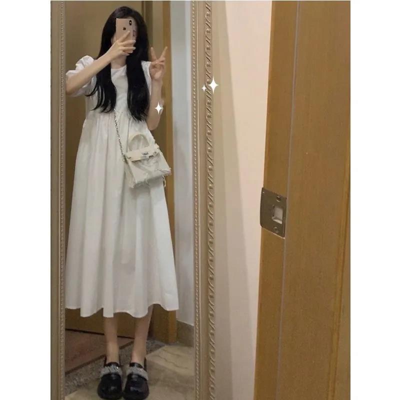 Đầm dáng dài mẫu 2021 phong cách Pháp thời trang mùa hè