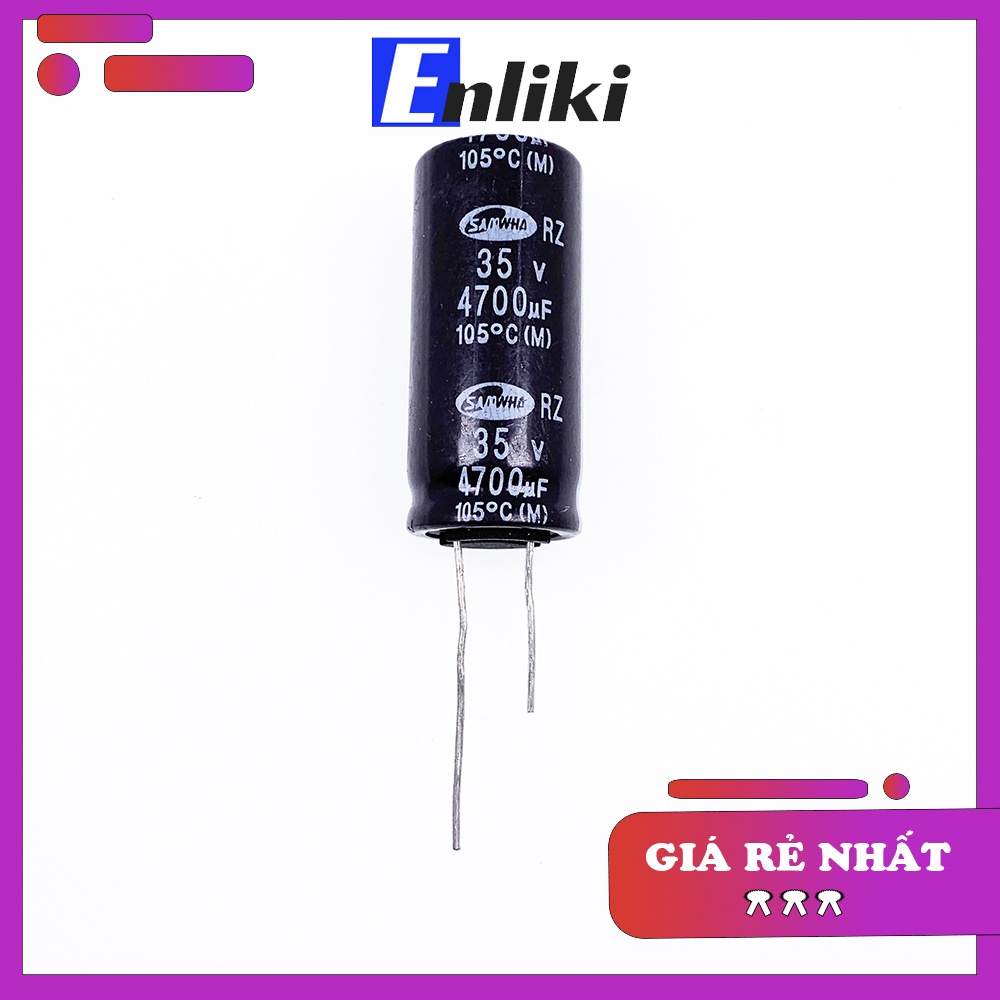 Tụ Hóa 4700uF 35V SAMWHA 18x40mm