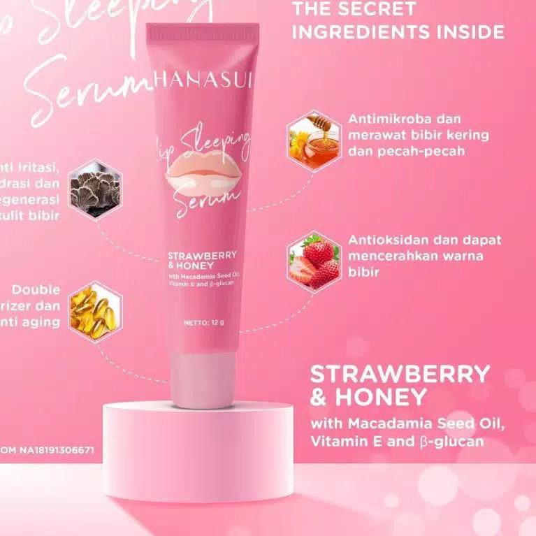 (Hàng Mới Về) Serum Dưỡng Môi Khi Ngủ Hanasui 12g | BigBuy360 - bigbuy360.vn