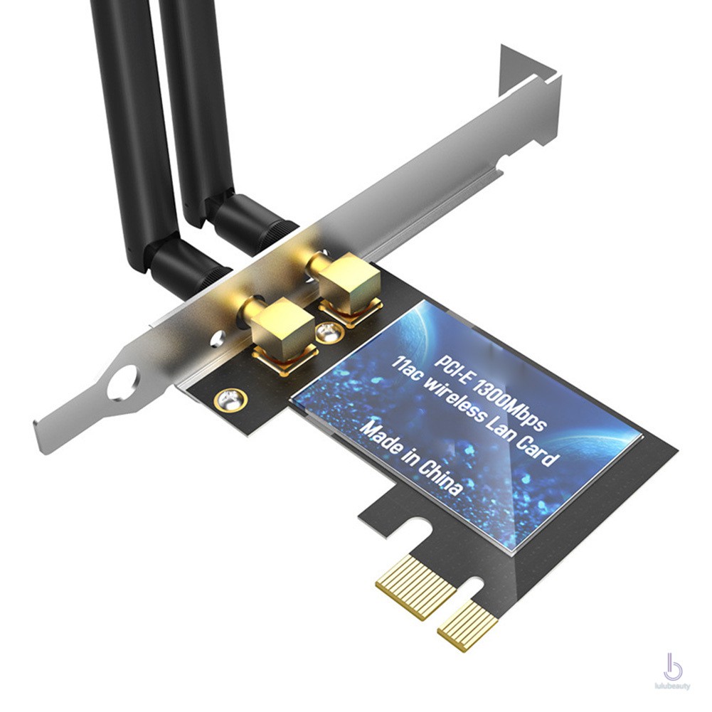 Card Mạng Wifi 1300mbps Pci-E 802.11 Ac 2.4 / 5ghz