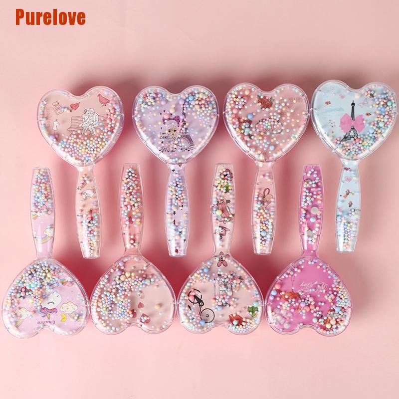 1 Kẹp Tóc Trái Tim Trong Suốt