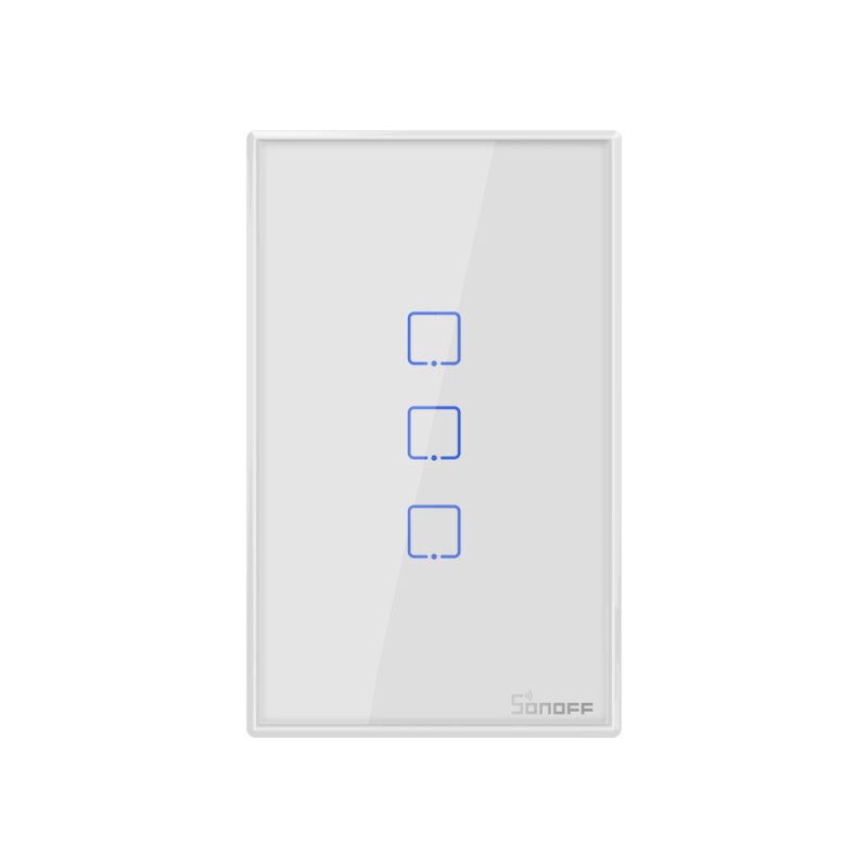 Công Tắc WIFI + RF433 Sonoff T2 US