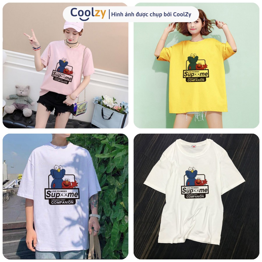 Áo Thun Tay Lỡ Nam Nữ. Áo phông tay lỡ nam nữ form rộng In Kaws Supxxme | CoolZy | BigBuy360 - bigbuy360.vn