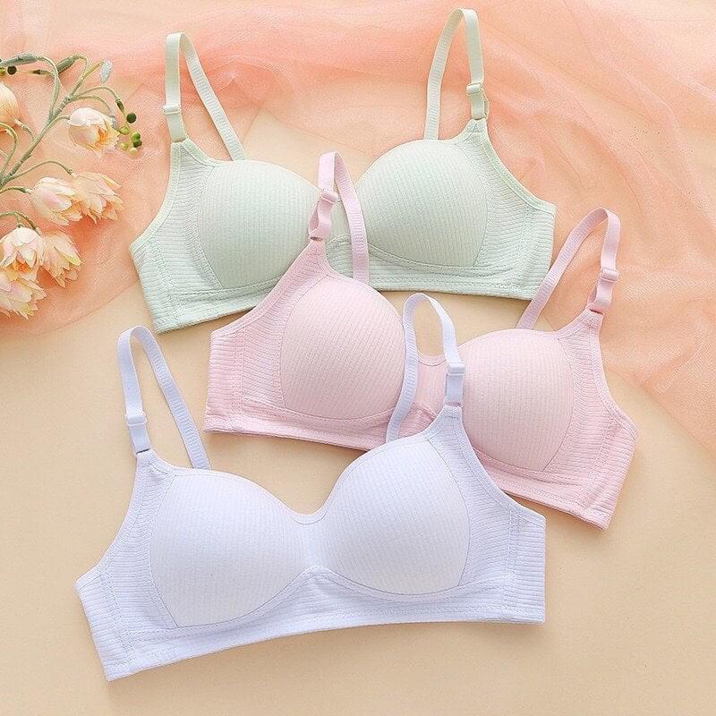 Áo Lót Nữ Cotton Không Gọng Nâng ngực nhẹ - Áo Ngực Nữ Sinh mềm mại thoáng mát tôn vòng 1 gợi cảm quyến rũ - AL 138